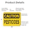 Signmission Pesticides Caution Sign, Plastic, 10in W x 7in L, 2PK OS-2PACK-CS-P-710-L-19222 - alternate 3